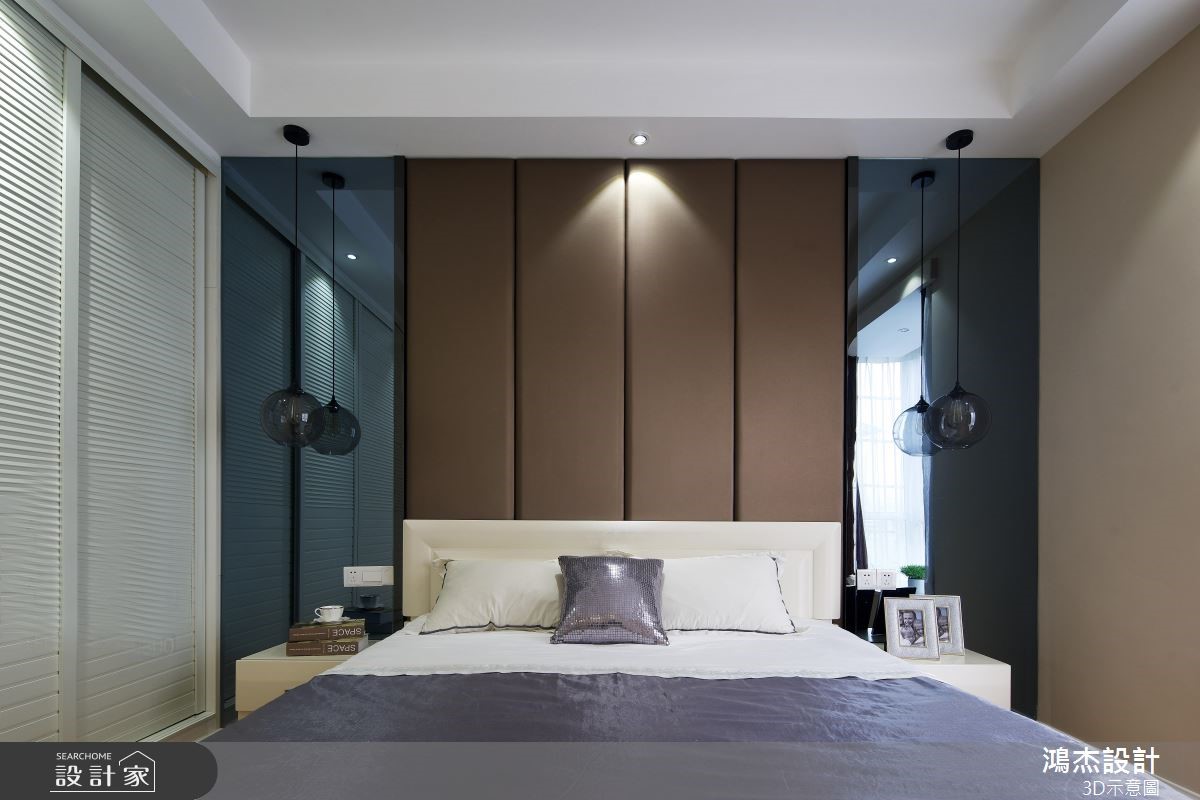 78坪新成屋(5年以下)＿混搭風臥室案例圖片＿鴻杰室內設計＿鴻杰_49之15