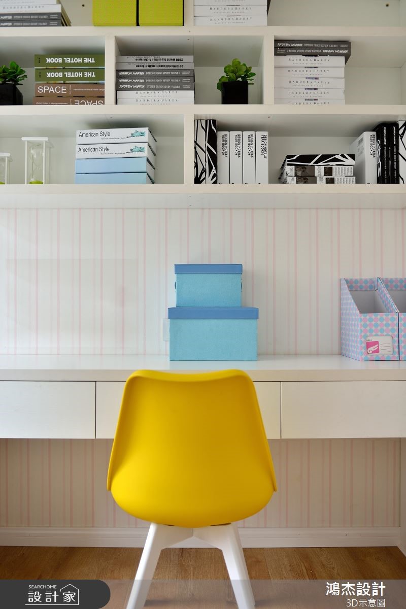 78坪新成屋(5年以下)＿混搭風書房案例圖片＿鴻杰室內設計＿鴻杰_49之19