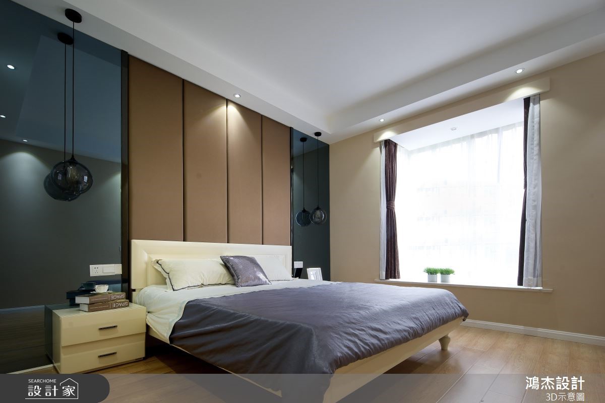 78坪新成屋(5年以下)＿混搭風臥室案例圖片＿鴻杰室內設計＿鴻杰_49之14