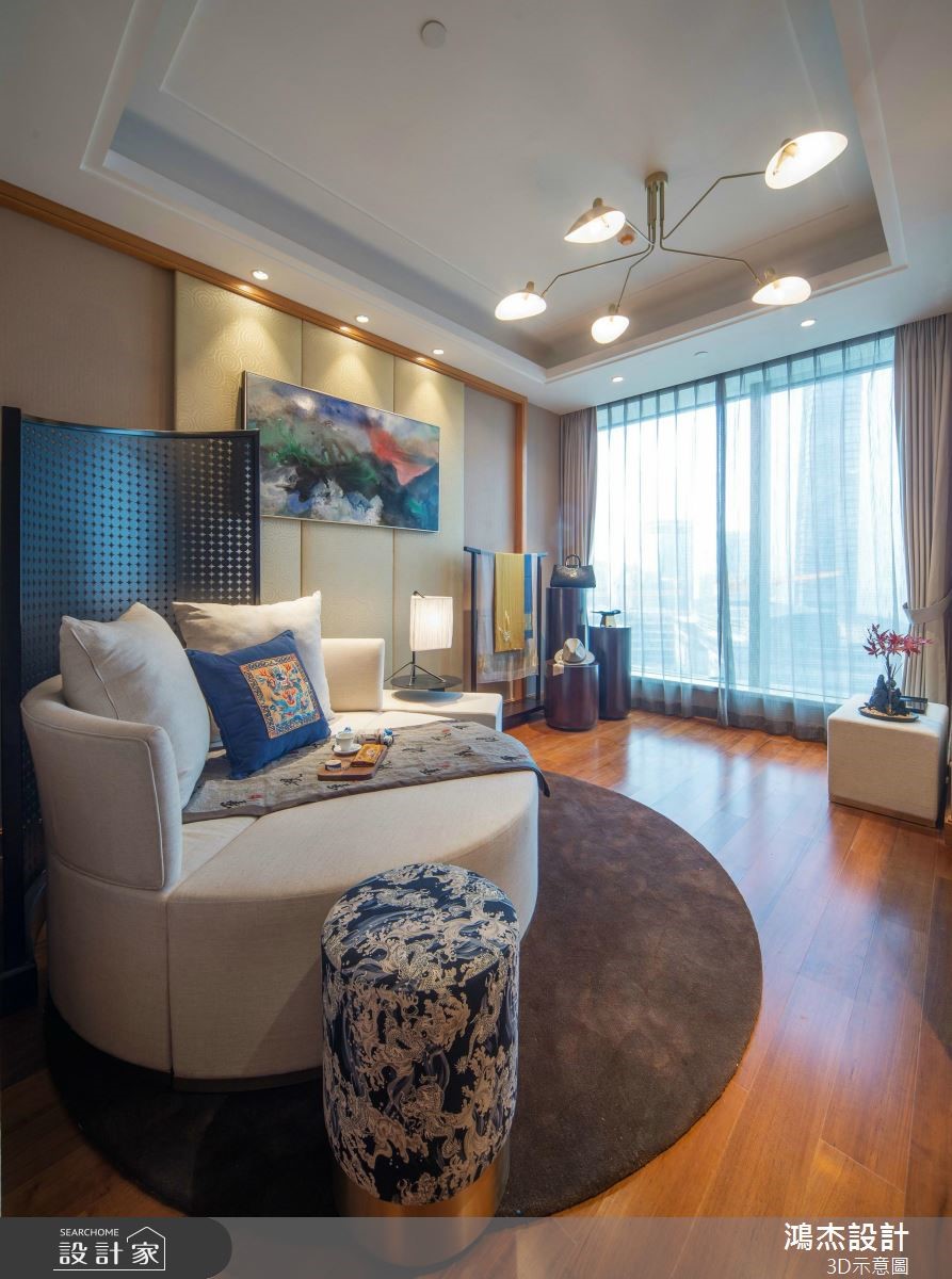 82坪新成屋(5年以下)＿混搭風客廳案例圖片＿鴻杰室內設計＿鴻杰_51之10