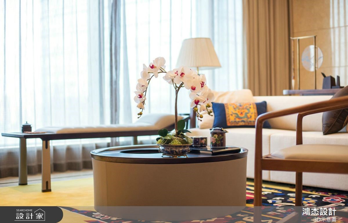 82坪新成屋(5年以下)＿混搭風客廳案例圖片＿鴻杰室內設計＿鴻杰_51之13