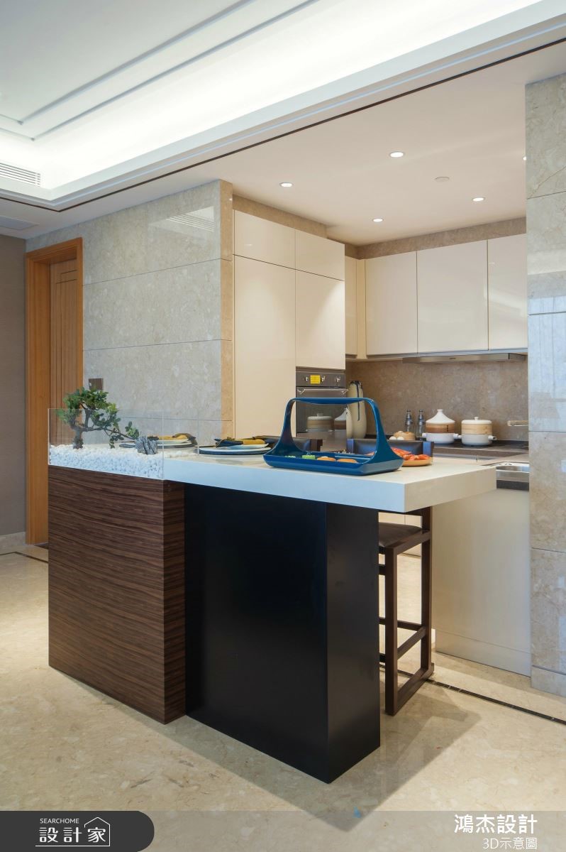 82坪新成屋(5年以下)＿混搭風廚房案例圖片＿鴻杰室內設計＿鴻杰_51之8