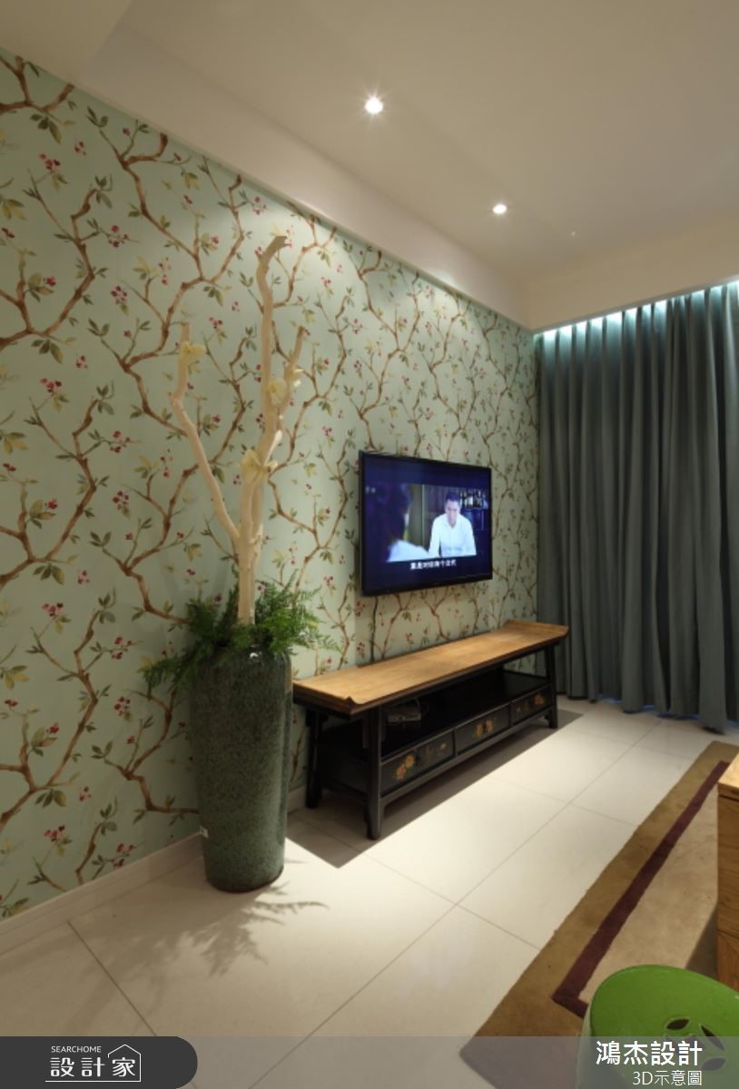 36坪新成屋(5年以下)＿混搭風客廳案例圖片＿鴻杰室內設計＿鴻杰_52之1
