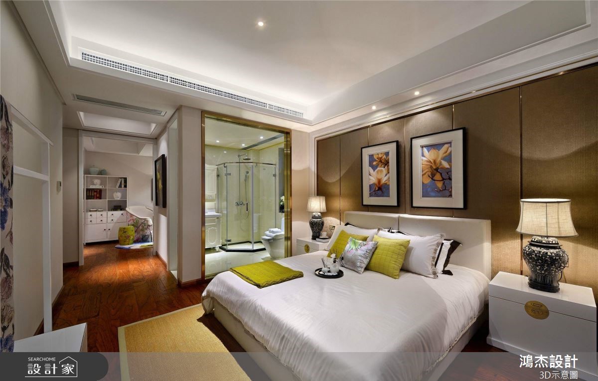 64坪預售屋＿新中式風臥室案例圖片＿鴻杰室內設計＿鴻杰_53之7