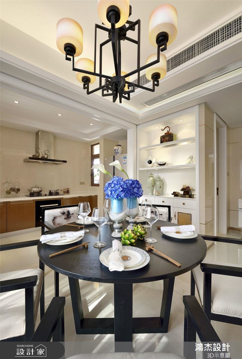 64坪預售屋＿新中式風餐廳案例圖片＿鴻杰室內設計＿鴻杰_53之5