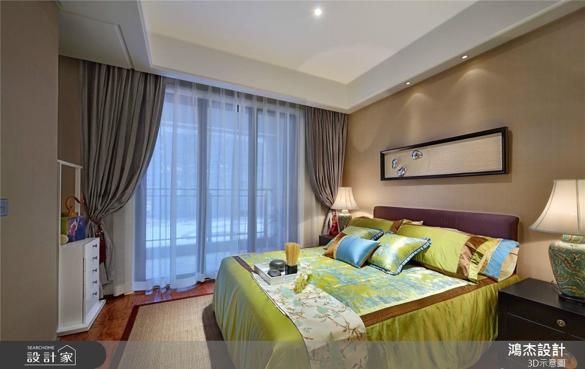 64坪預售屋＿新中式風臥室案例圖片＿鴻杰室內設計＿鴻杰_53之8