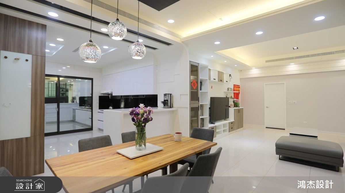 60坪新成屋(5年以下)＿現代風餐廳案例圖片＿鴻杰室內設計＿鴻杰_55之4