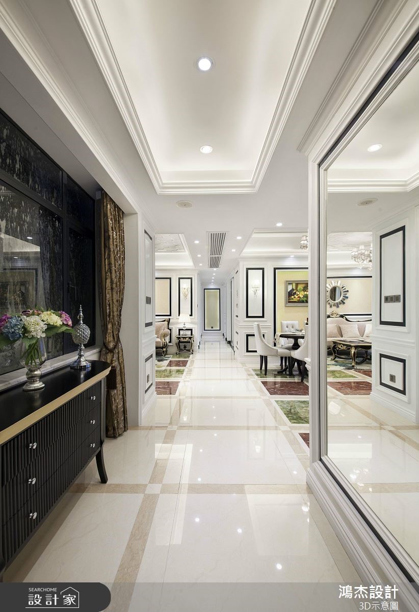 58坪新成屋(5年以下)＿北歐風玄關案例圖片＿鴻杰室內設計＿鴻杰_56之2985