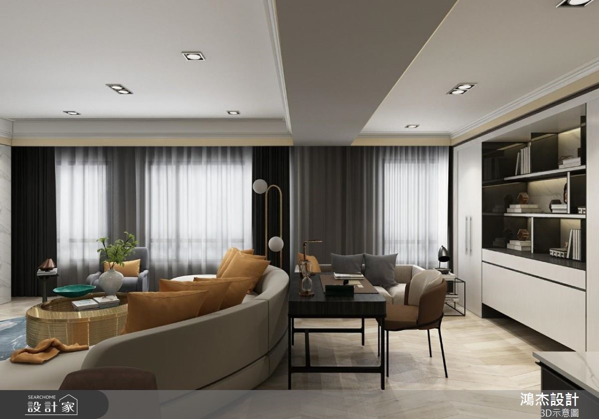 64坪新成屋(5年以下)＿混搭風案例圖片＿鴻杰室內設計＿鴻杰_59之4