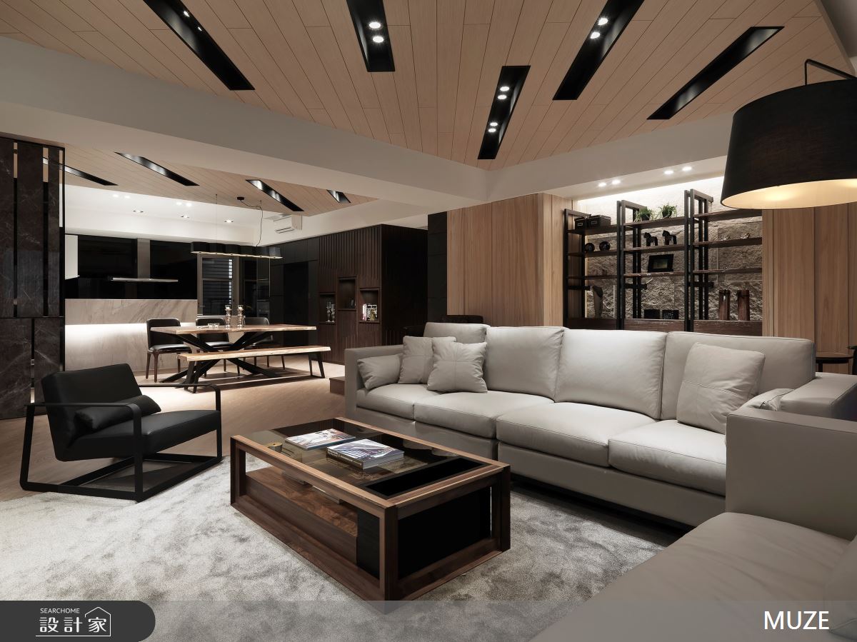 88坪新成屋(5年以下)＿現代風客廳案例圖片＿慕澤設計室內裝修股份有限公司＿慕澤_37_敞敘之8