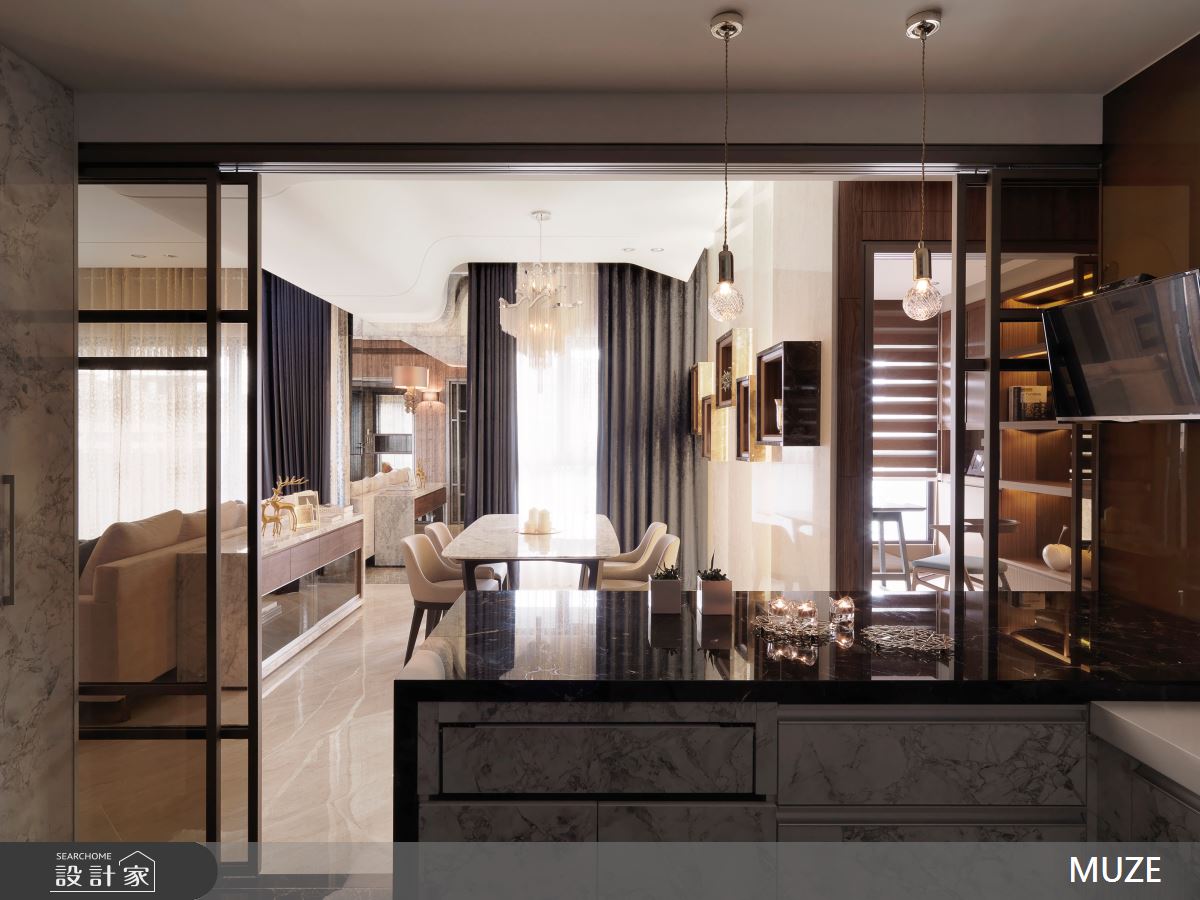 40坪新成屋(5年以下)＿現代人文吧檯案例圖片＿慕澤設計室內裝修股份有限公司＿慕澤_38_緻藝之17