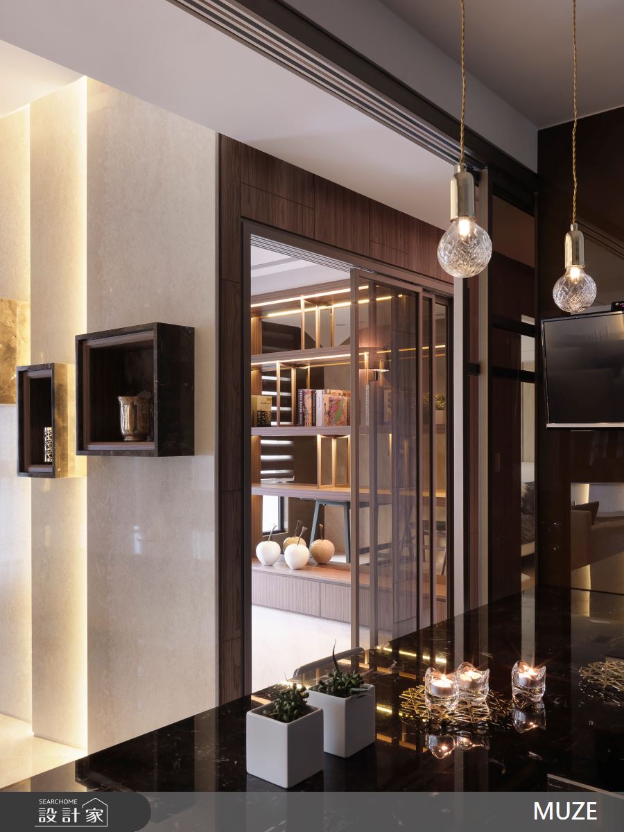 40坪新成屋(5年以下)＿現代人文吧檯案例圖片＿慕澤設計室內裝修股份有限公司＿慕澤_38_緻藝之19