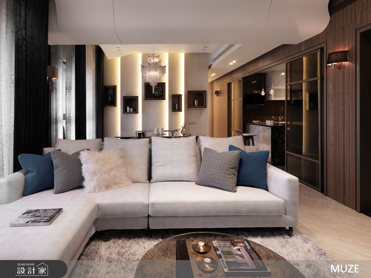 40坪新成屋(5年以下)＿現代人文客廳案例圖片＿慕澤設計室內裝修股份有限公司＿慕澤_38_緻藝之10