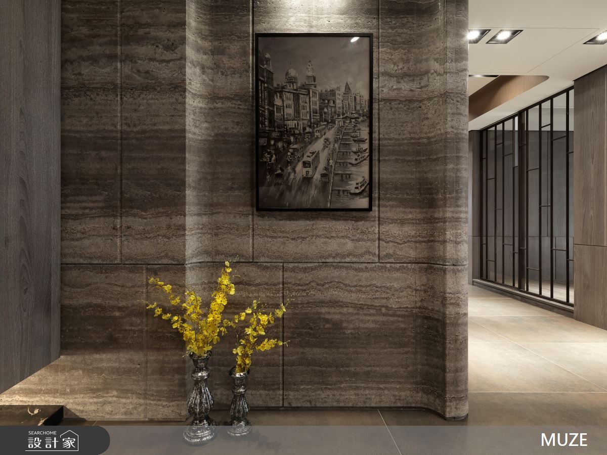 60坪新成屋(5年以下)＿現代風玄關案例圖片＿慕澤設計室內裝修股份有限公司＿慕澤_42_流域之1