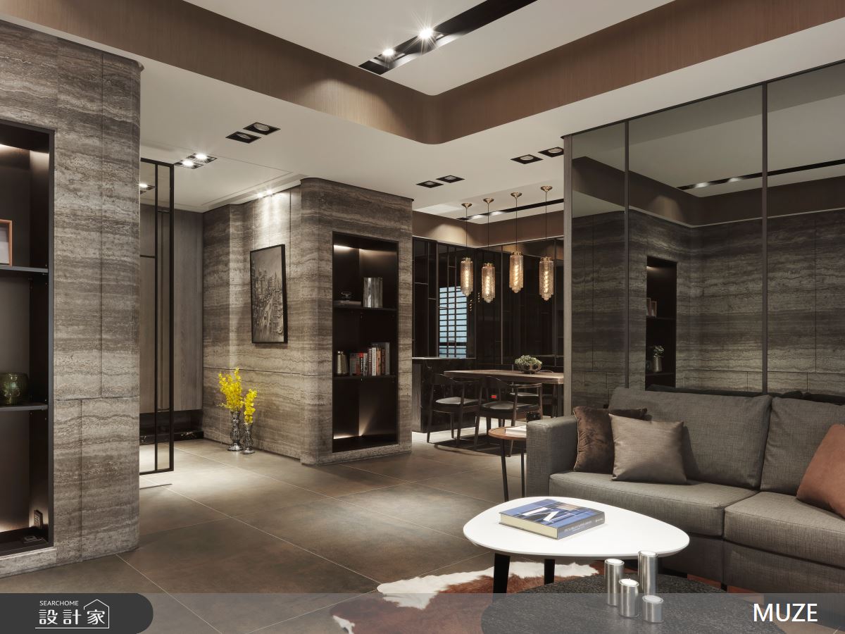 60坪新成屋(5年以下)＿現代風客廳案例圖片＿慕澤設計室內裝修股份有限公司＿慕澤_42_流域之5