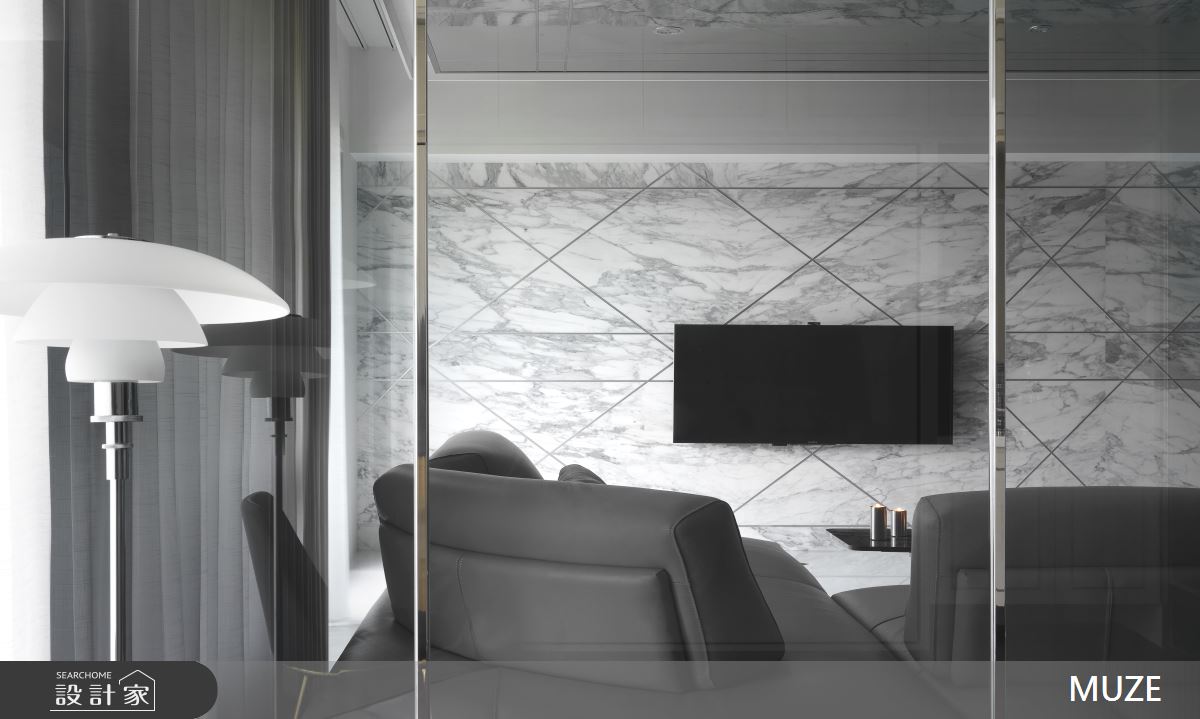 60坪新成屋(5年以下)＿現代風客廳案例圖片＿慕澤設計室內裝修股份有限公司＿慕澤_43_山海匯之5