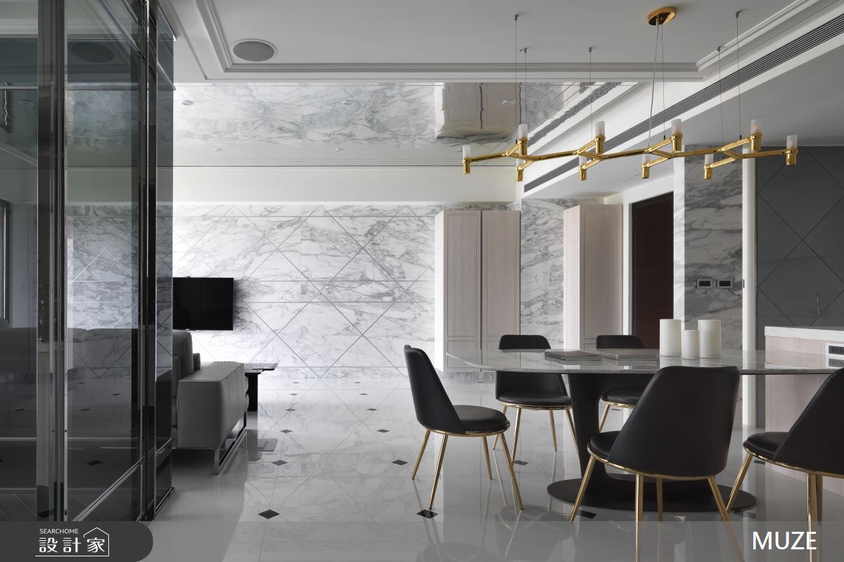 60坪新成屋(5年以下)＿現代風餐廳案例圖片＿慕澤設計室內裝修股份有限公司＿慕澤_43_山海匯之6