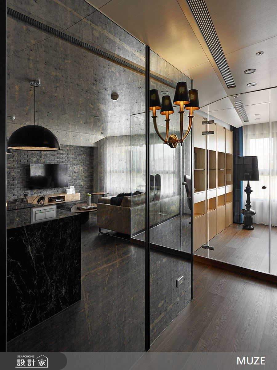 40坪新成屋(5年以下)＿現代風多功能室案例圖片＿慕澤設計室內裝修股份有限公司＿慕澤_45_交迭之14