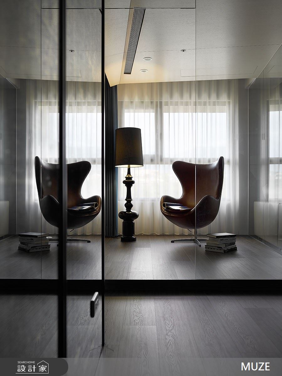 40坪新成屋(5年以下)＿現代風多功能室案例圖片＿慕澤設計室內裝修股份有限公司＿慕澤_45_交迭之13