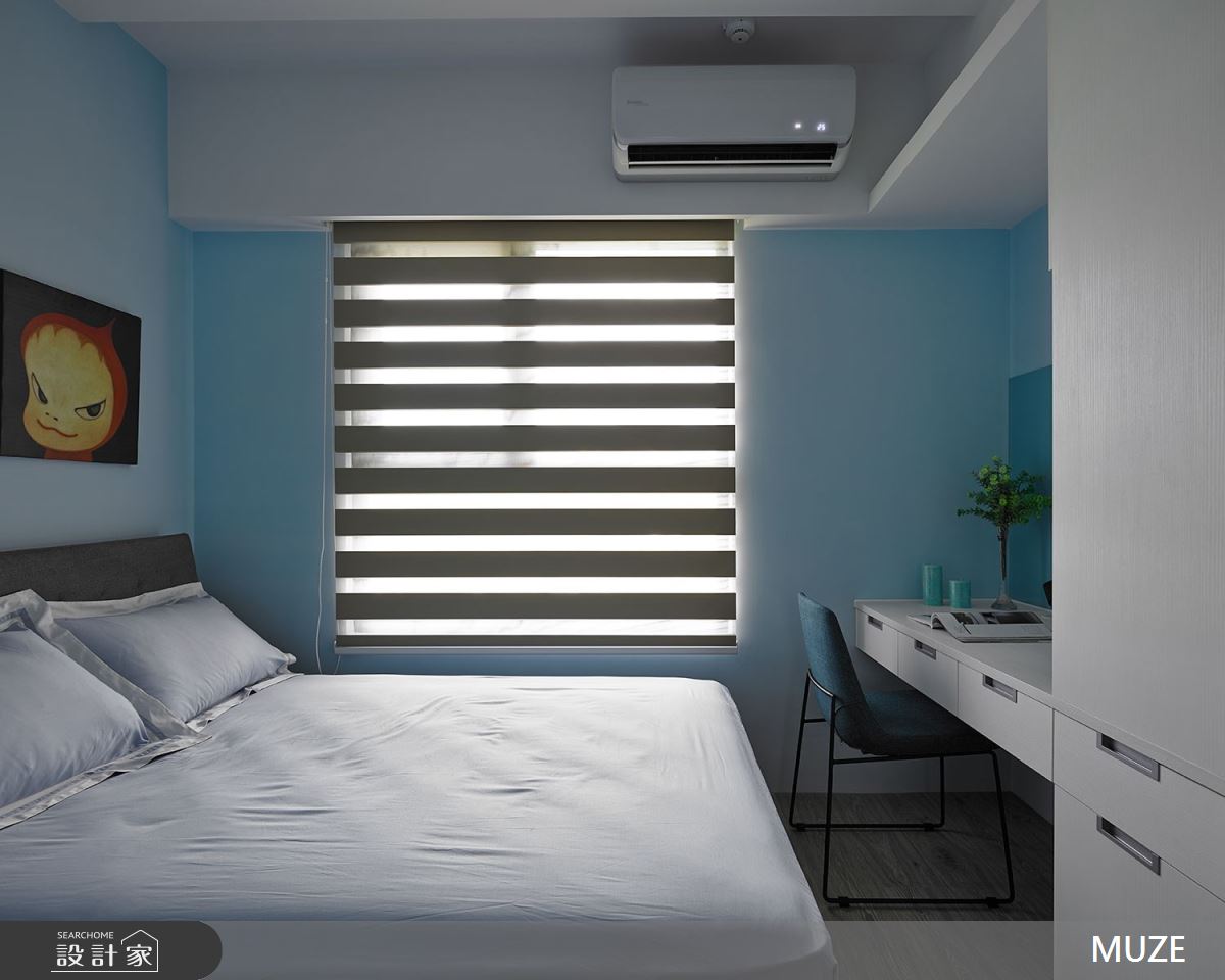 40坪新成屋(5年以下)＿現代風臥室案例圖片＿慕澤設計室內裝修股份有限公司＿慕澤_45_交迭之18