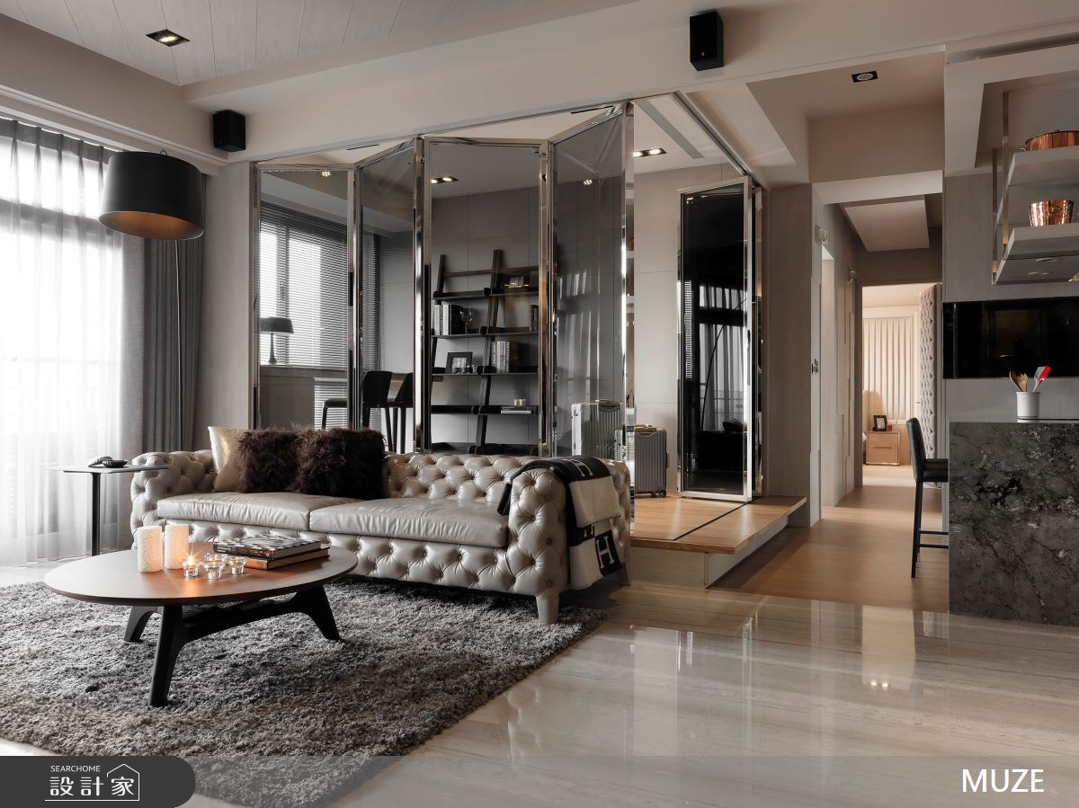 60坪新成屋(5年以下)＿現代風客廳案例圖片＿慕澤設計室內裝修股份有限公司＿慕澤_46_大同璽苑之3