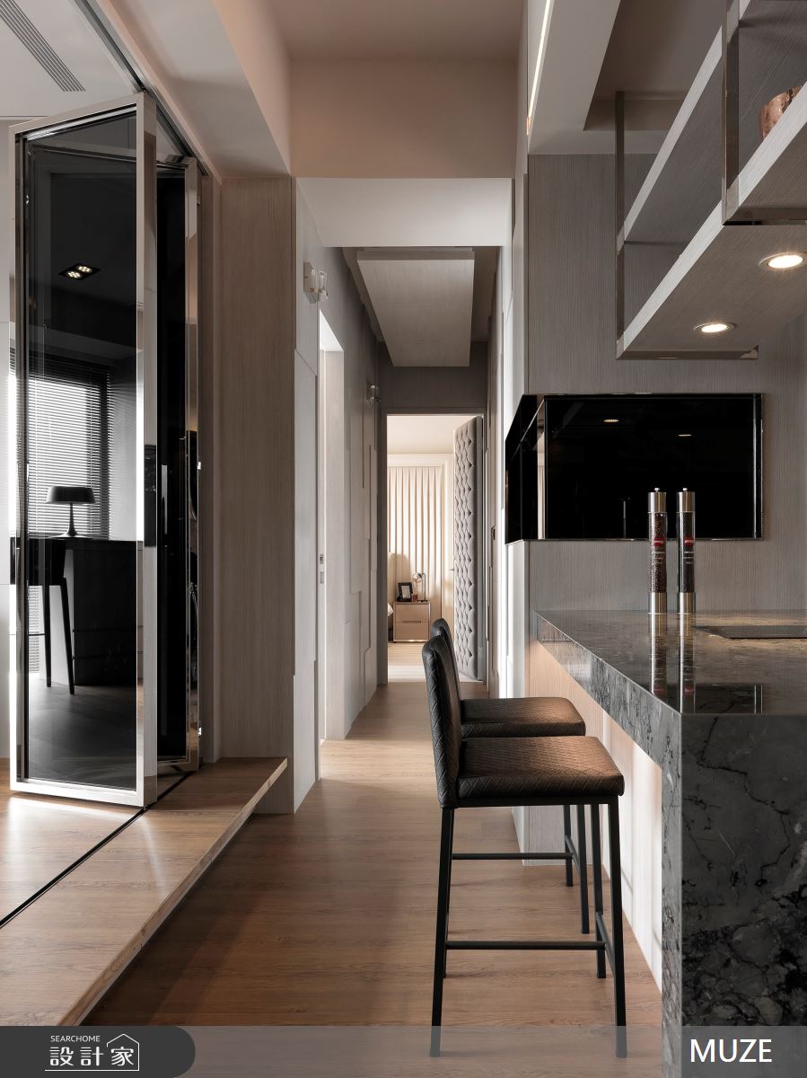 60坪新成屋(5年以下)＿現代風吧檯案例圖片＿慕澤設計室內裝修股份有限公司＿慕澤_46_大同璽苑之17