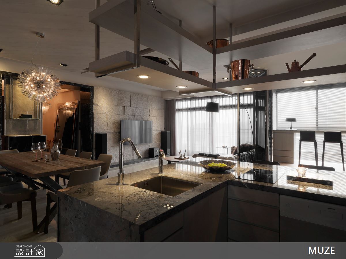 60坪新成屋(5年以下)＿現代風吧檯案例圖片＿慕澤設計室內裝修股份有限公司＿慕澤_46_大同璽苑之12