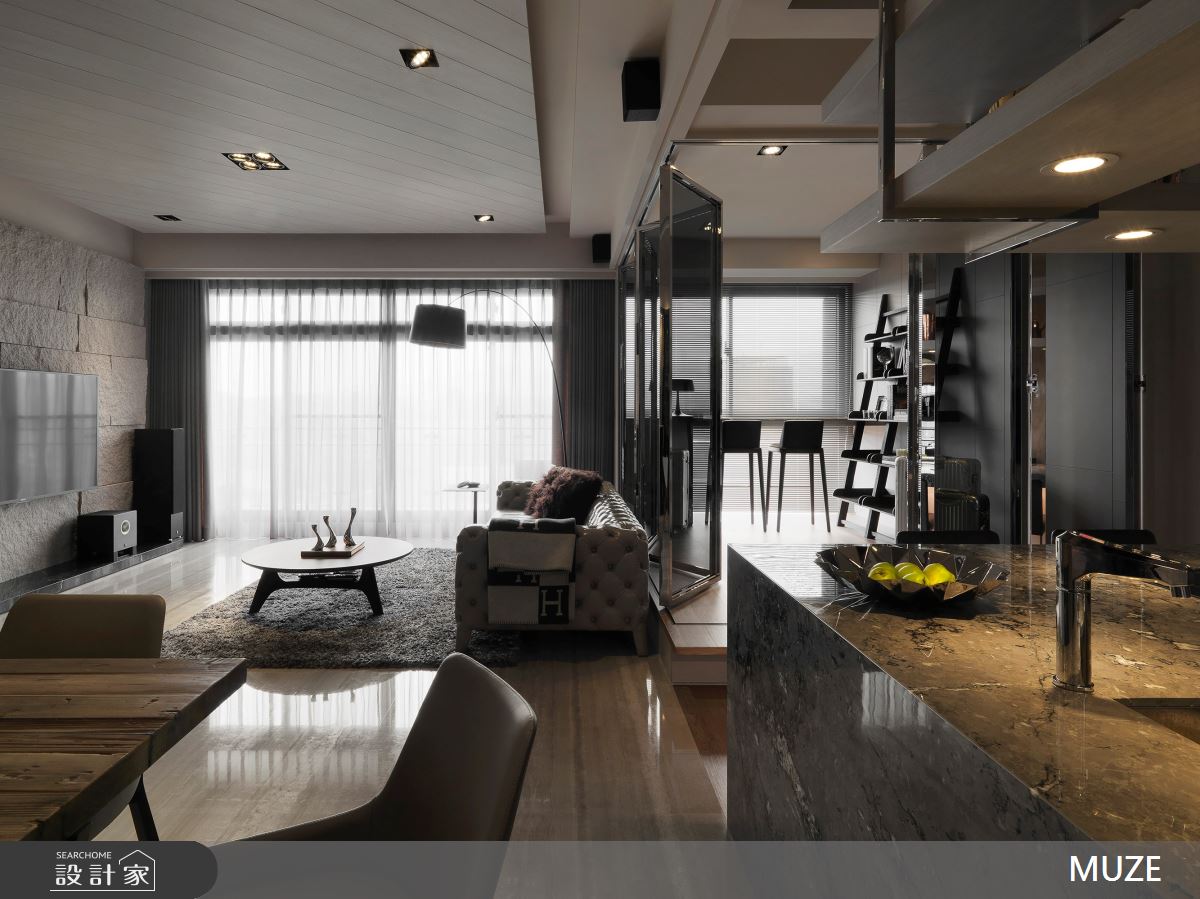 60坪新成屋(5年以下)＿現代風客廳案例圖片＿慕澤設計室內裝修股份有限公司＿慕澤_46_大同璽苑之7