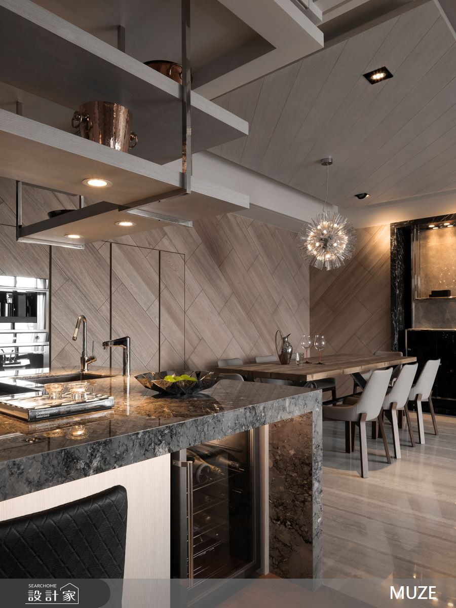 60坪新成屋(5年以下)＿現代風吧檯案例圖片＿慕澤設計室內裝修股份有限公司＿慕澤_46_大同璽苑之13