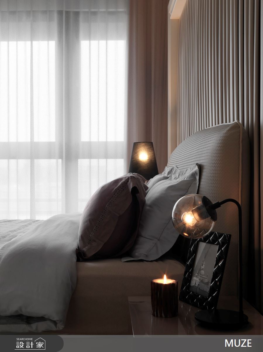 60坪新成屋(5年以下)＿現代風臥室案例圖片＿慕澤設計室內裝修股份有限公司＿慕澤_46_大同璽苑之22