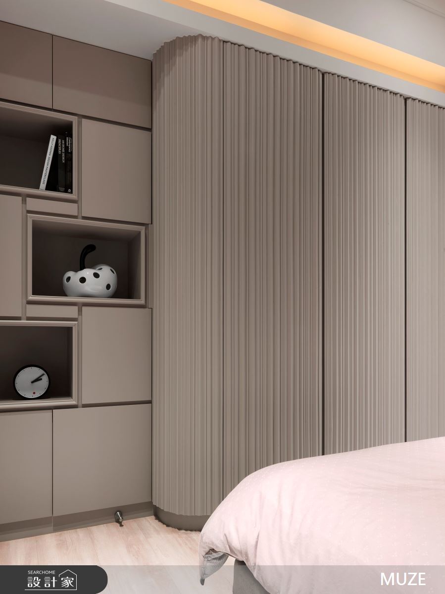 60坪新成屋(5年以下)＿現代風臥室案例圖片＿慕澤設計室內裝修股份有限公司＿慕澤_46_大同璽苑之23