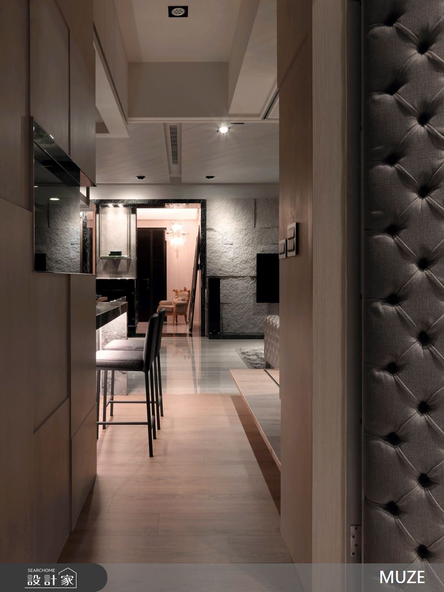 60坪新成屋(5年以下)＿現代風走廊案例圖片＿慕澤設計室內裝修股份有限公司＿慕澤_46_大同璽苑之18