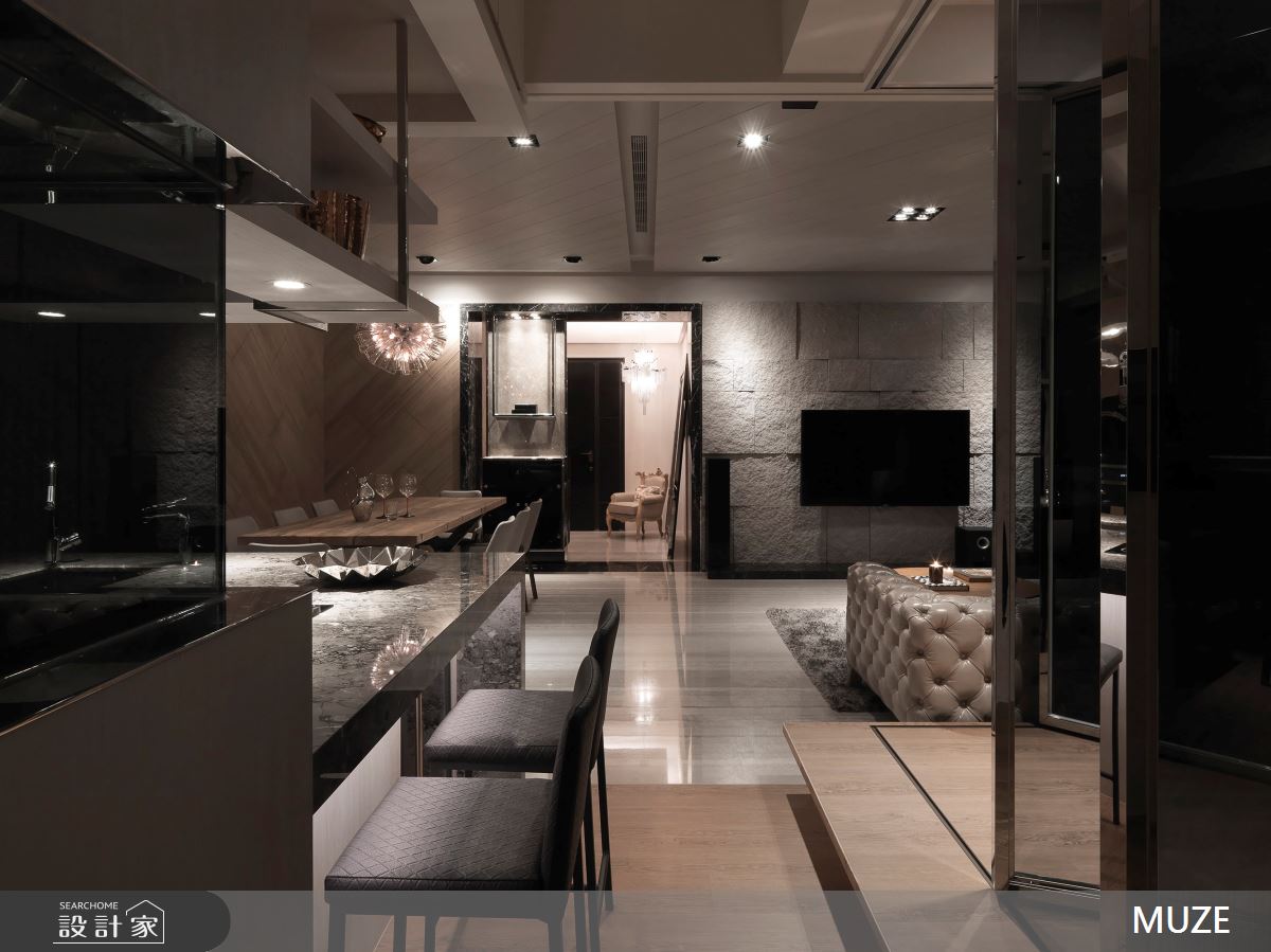 60坪新成屋(5年以下)＿現代風客廳案例圖片＿慕澤設計室內裝修股份有限公司＿慕澤_46_大同璽苑之9