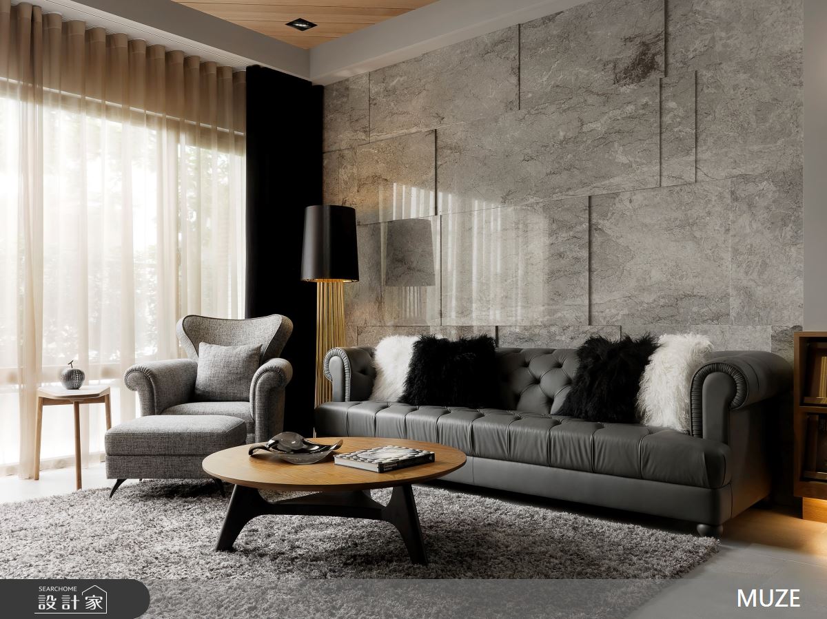 100坪新成屋(5年以下)＿現代風客廳案例圖片＿慕澤設計室內裝修股份有限公司＿慕澤_47_馥域之2