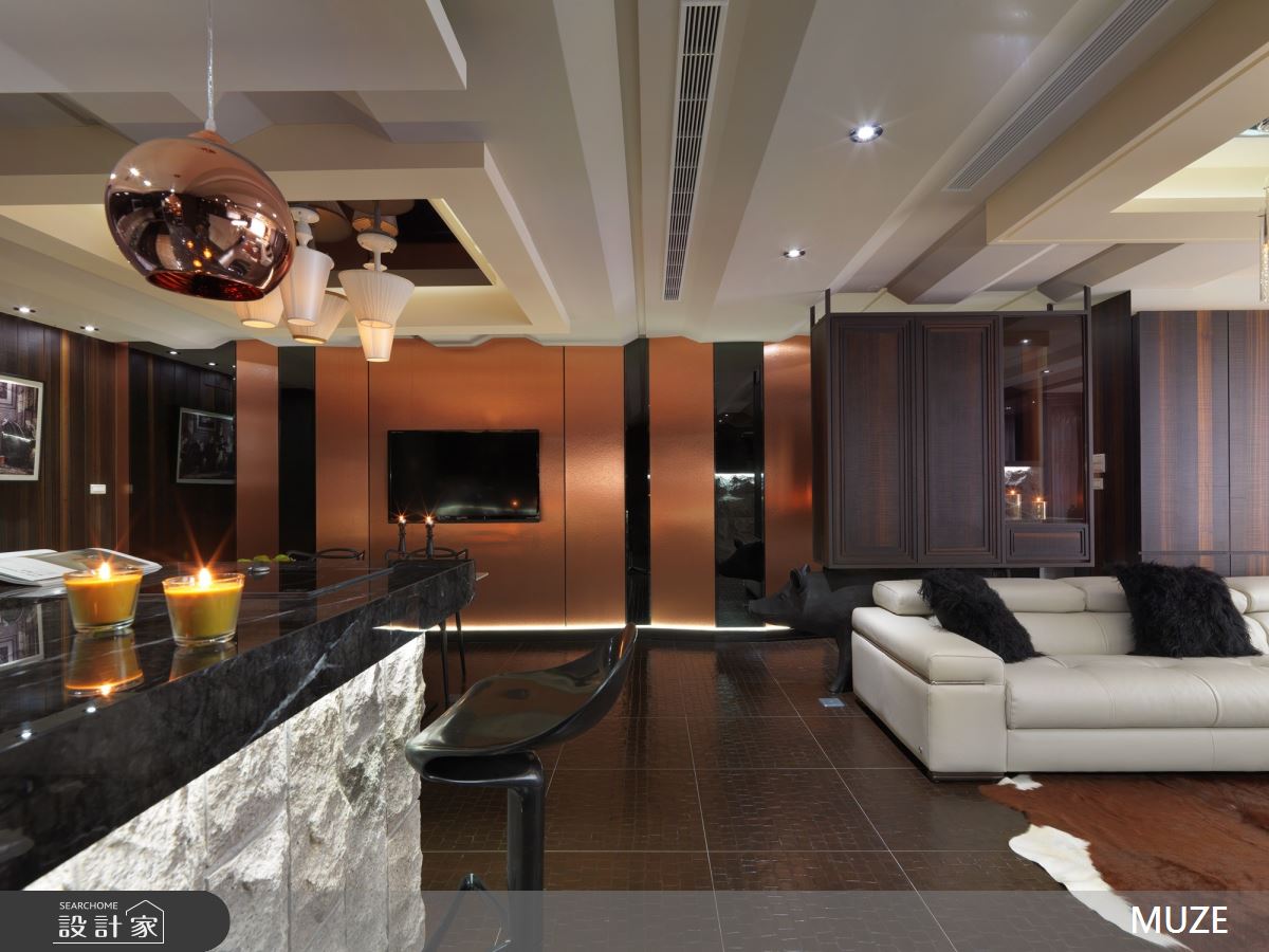 40坪老屋(16~30年)＿混搭風客廳案例圖片＿慕澤設計室內裝修股份有限公司＿慕澤_48_疊影之14