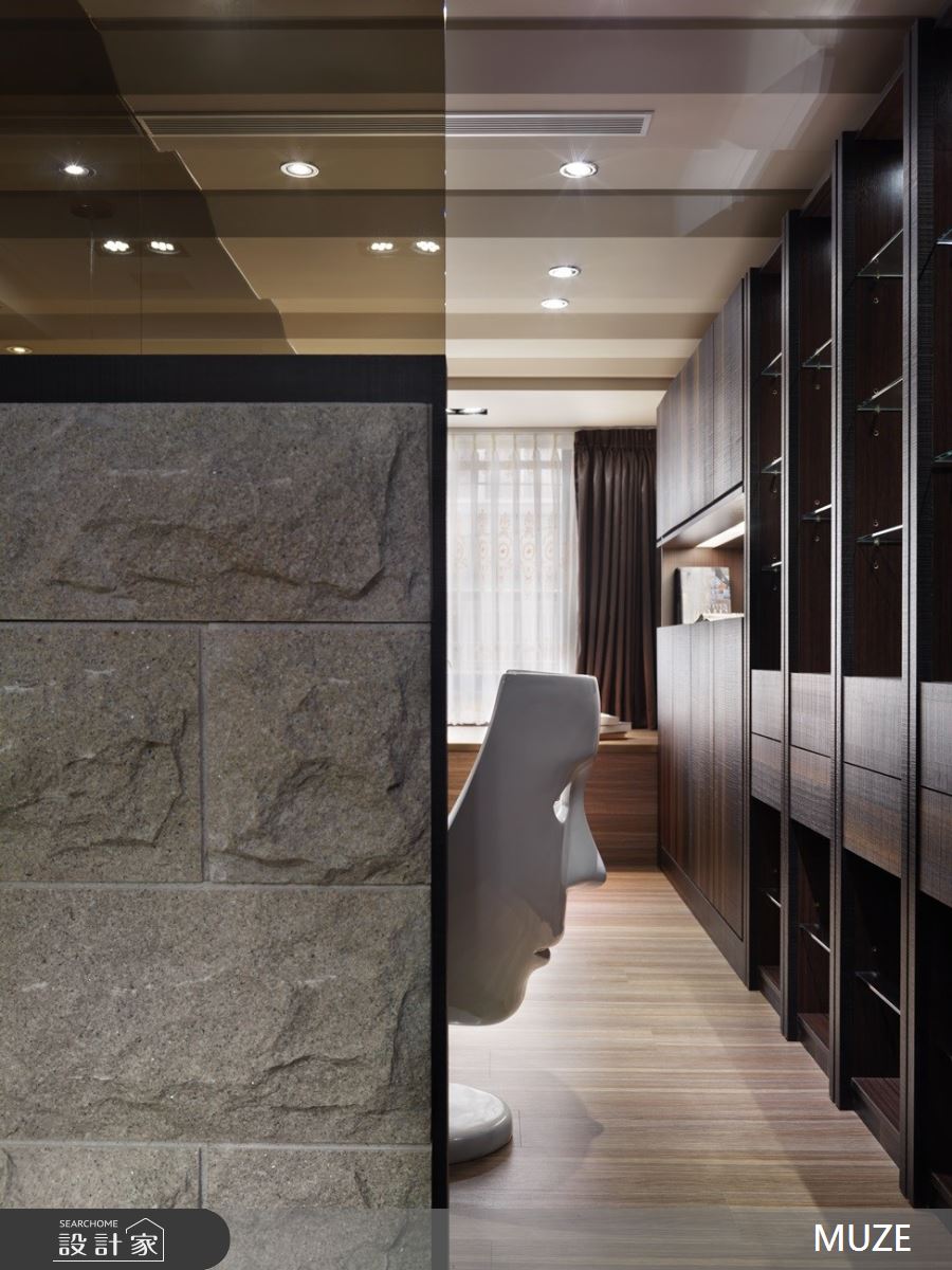 40坪老屋(16~30年)＿混搭風書房案例圖片＿慕澤設計室內裝修股份有限公司＿慕澤_48_疊影之18