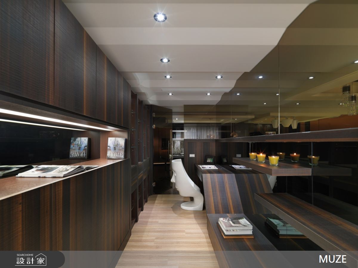 40坪老屋(16~30年)＿混搭風書房案例圖片＿慕澤設計室內裝修股份有限公司＿慕澤_48_疊影之21