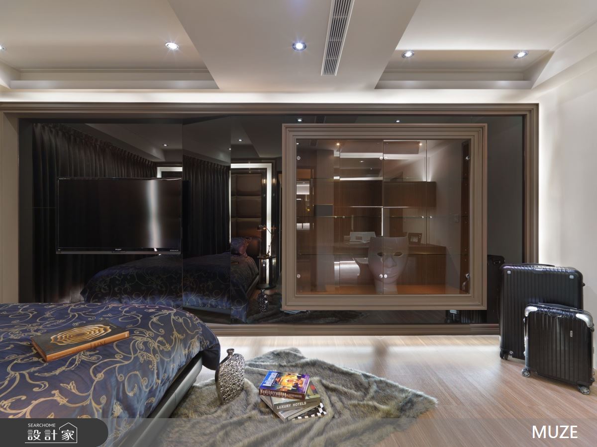 40坪老屋(16~30年)＿混搭風臥室案例圖片＿慕澤設計室內裝修股份有限公司＿慕澤_48_疊影之25