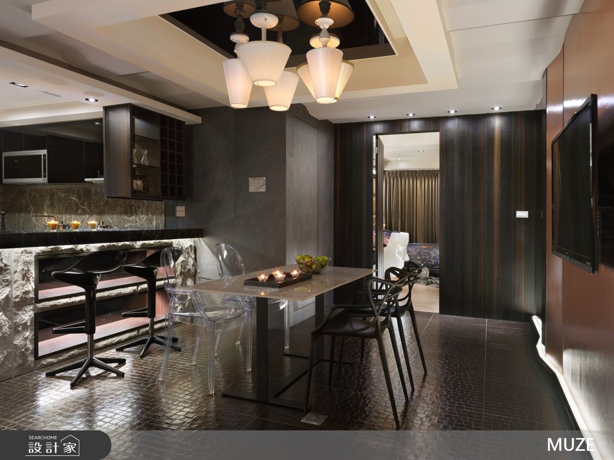 40坪老屋(16~30年)＿混搭風餐廳吧檯案例圖片＿慕澤設計室內裝修股份有限公司＿慕澤_48_疊影之10
