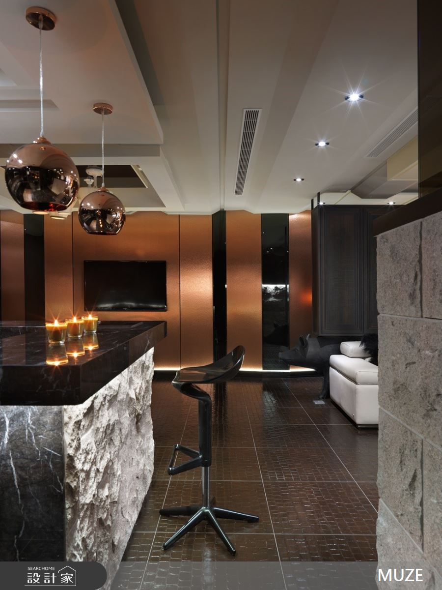 40坪老屋(16~30年)＿混搭風吧檯案例圖片＿慕澤設計室內裝修股份有限公司＿慕澤_48_疊影之16