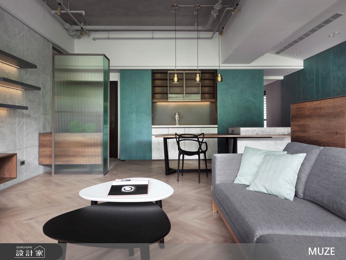 40坪新成屋(5年以下)＿混搭風客廳案例圖片＿慕澤設計室內裝修股份有限公司＿慕澤_51_漢皇丰川之3