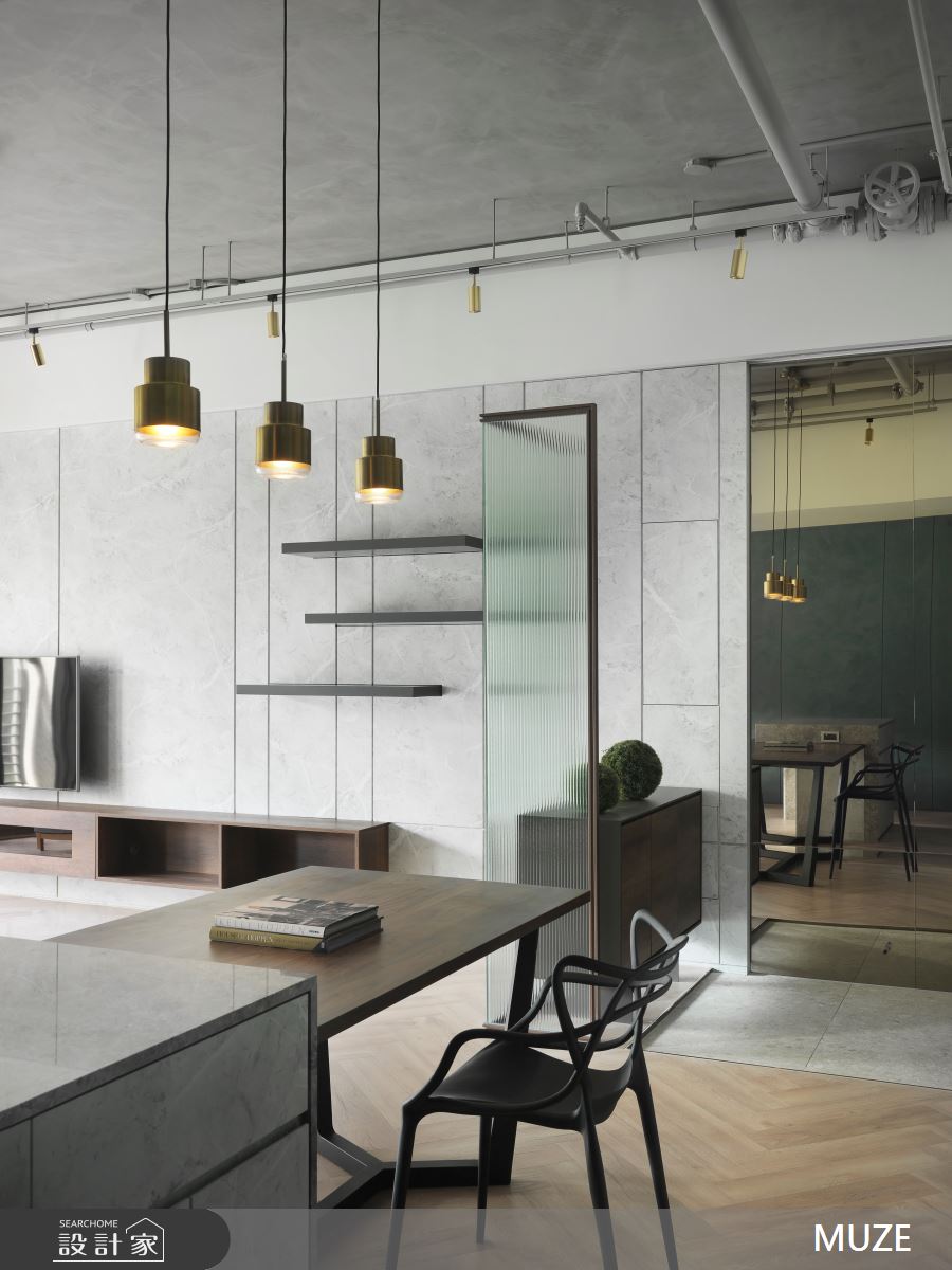 40坪新成屋(5年以下)＿混搭風中島案例圖片＿慕澤設計室內裝修股份有限公司＿慕澤_51_漢皇丰川之9