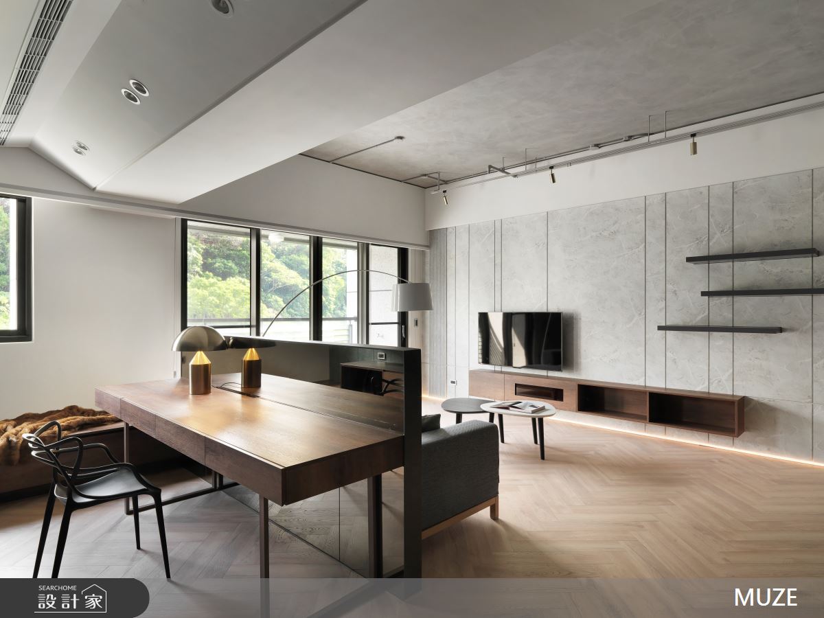 40坪新成屋(5年以下)＿混搭風書房案例圖片＿慕澤設計室內裝修股份有限公司＿慕澤_51_漢皇丰川之10