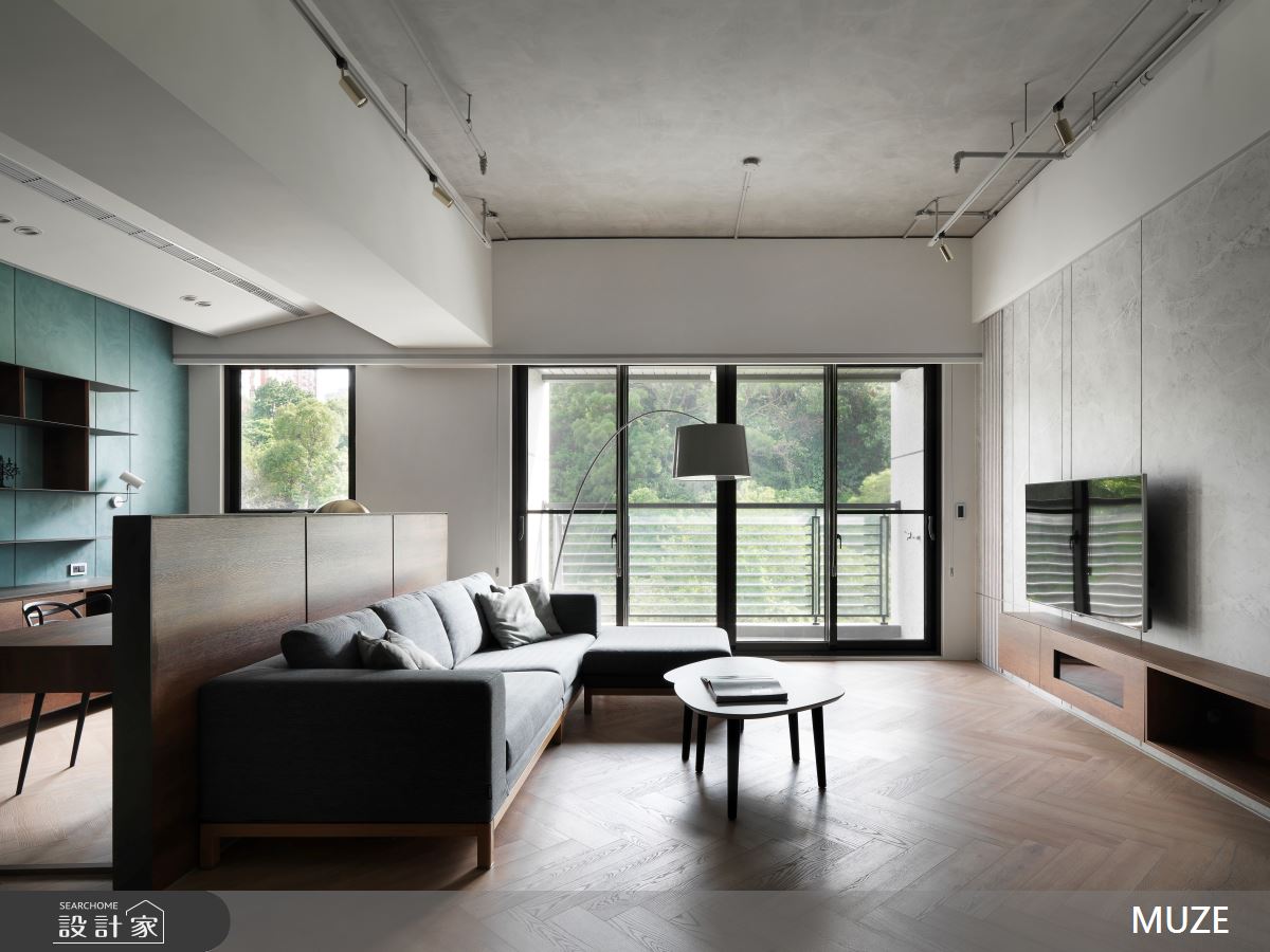 40坪新成屋(5年以下)＿混搭風客廳案例圖片＿慕澤設計室內裝修股份有限公司＿慕澤_51_漢皇丰川之11