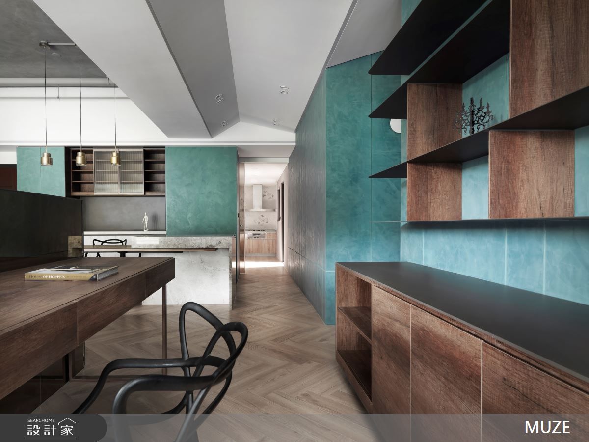 40坪新成屋(5年以下)＿混搭風書房案例圖片＿慕澤設計室內裝修股份有限公司＿慕澤_51_漢皇丰川之13