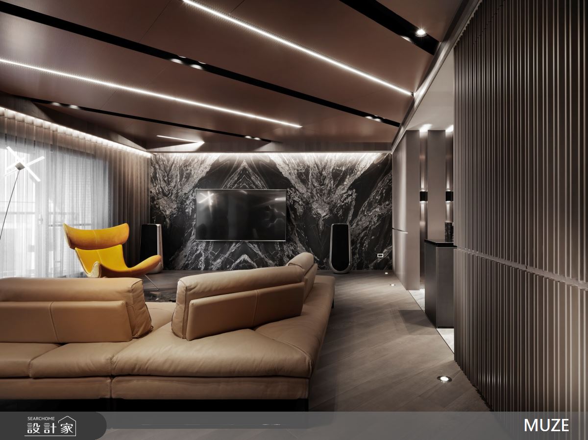 50坪新成屋(5年以下)＿現代風客廳案例圖片＿慕澤設計室內裝修股份有限公司＿慕澤_52_馥人灣一山區之13