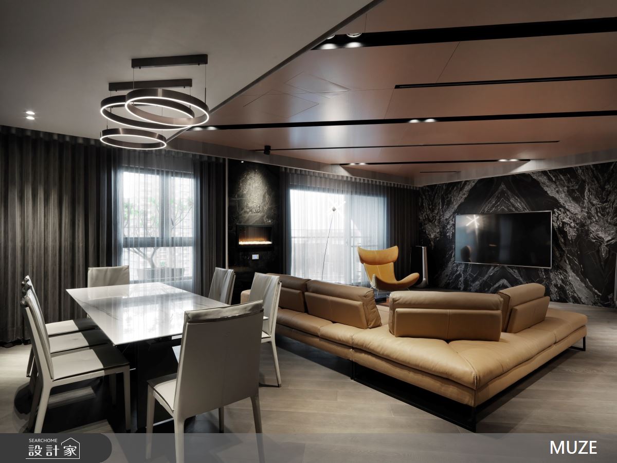 50坪新成屋(5年以下)＿現代風餐廳案例圖片＿慕澤設計室內裝修股份有限公司＿慕澤_52_馥人灣一山區之11