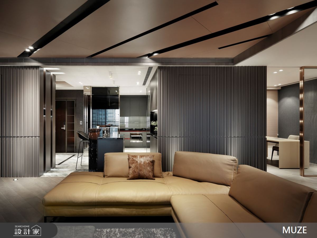 50坪新成屋(5年以下)＿現代風客廳案例圖片＿慕澤設計室內裝修股份有限公司＿慕澤_52_馥人灣一山區之17