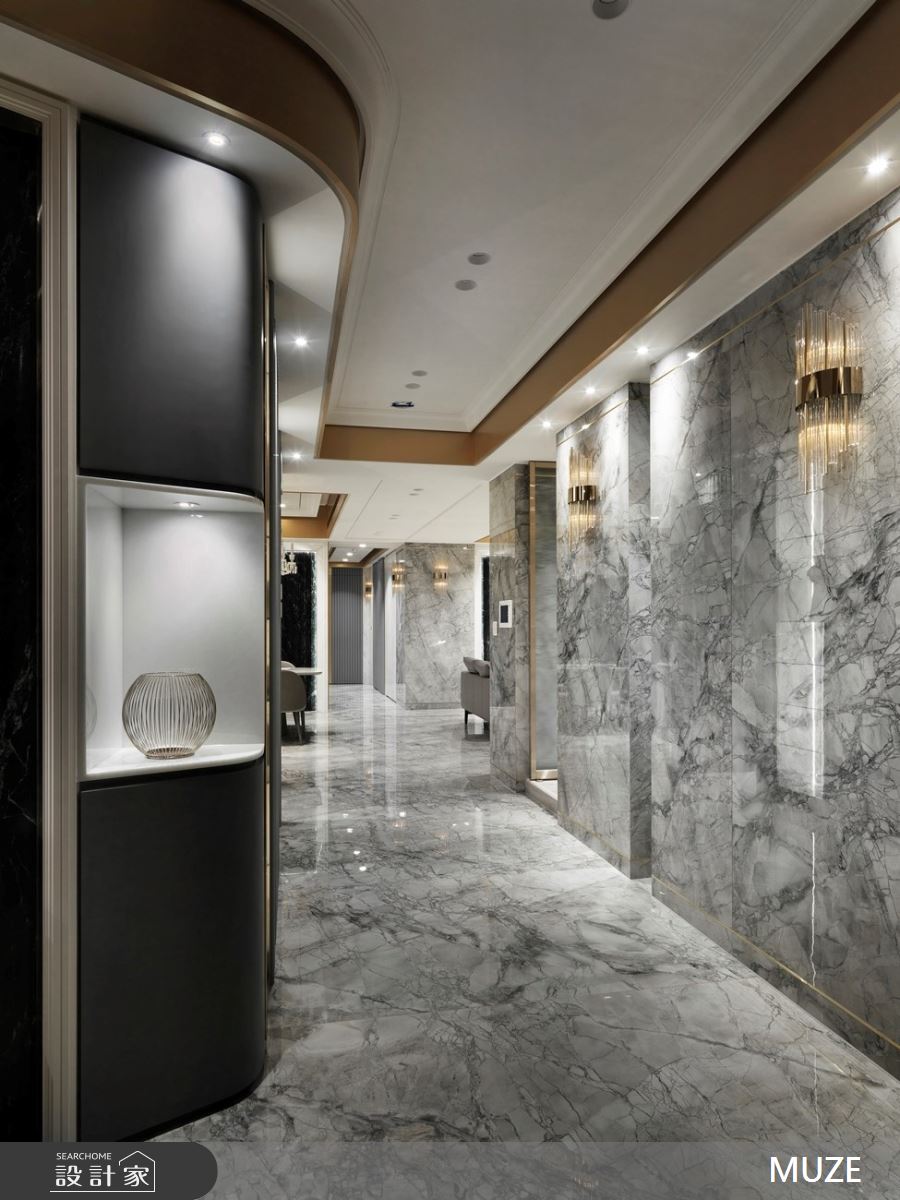100坪新成屋(5年以下)＿奢華風玄關案例圖片＿慕澤設計室內裝修股份有限公司＿慕澤_56_宜誠大容之2