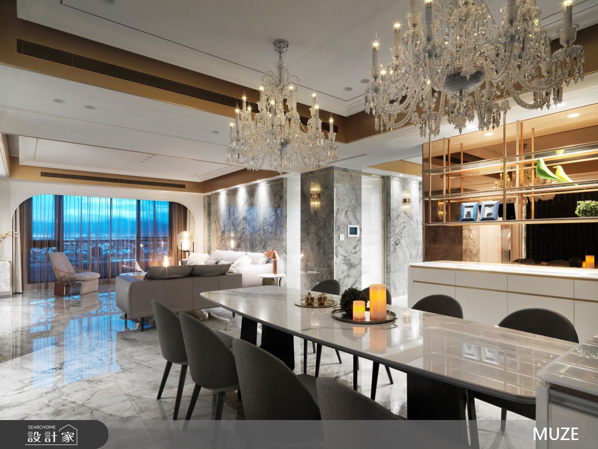 100坪新成屋(5年以下)＿奢華風案例圖片＿慕澤設計室內裝修股份有限公司＿慕澤_56_宜誠大容之6